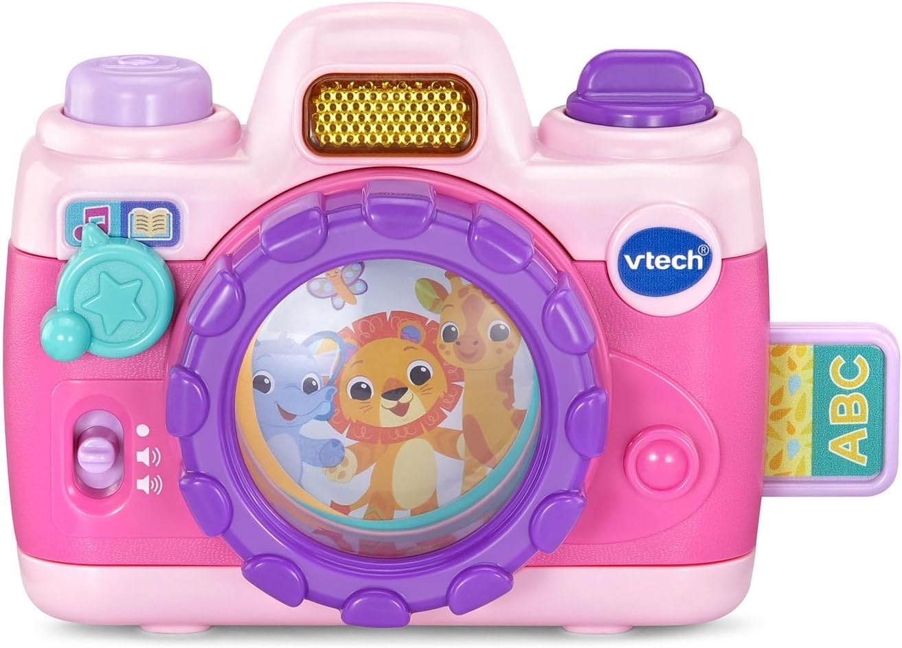 image:imageVTech Snap and Giggle Learning Toy Camera with Realistic Sounds PinkPink