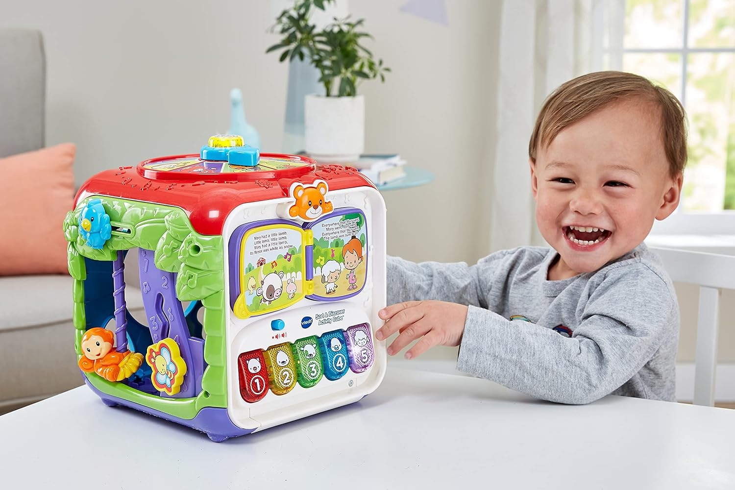 image:imageVTech Sort and Discover Activity Cube Frustration Free Packaging RedRed