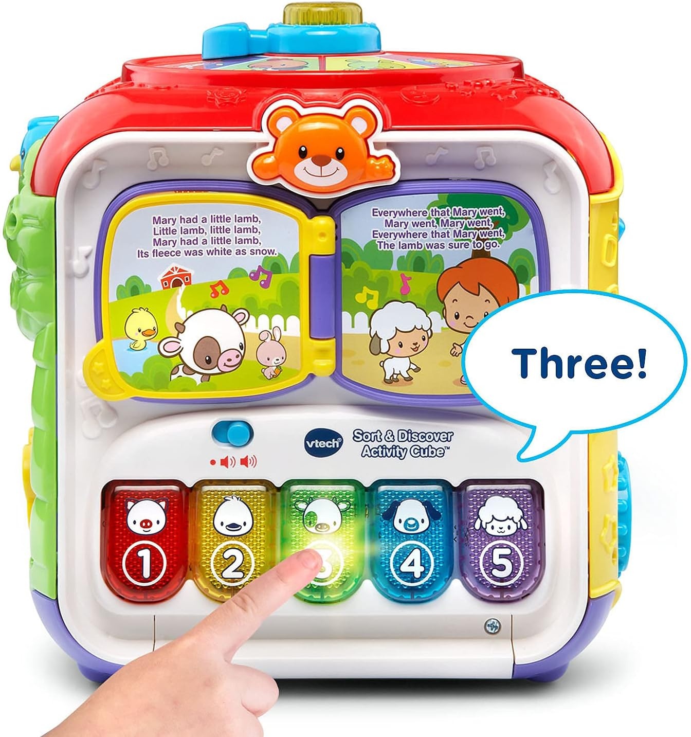 image:imageVTech Sort and Discover Activity Cube Frustration Free Packaging RedRed