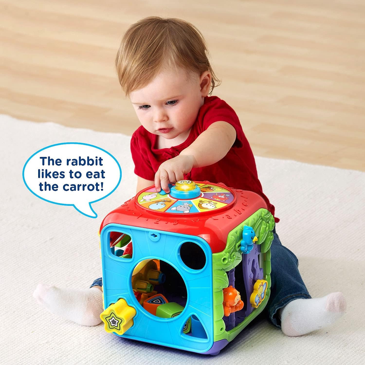 image:imageVTech Sort and Discover Activity Cube Frustration Free Packaging RedRed