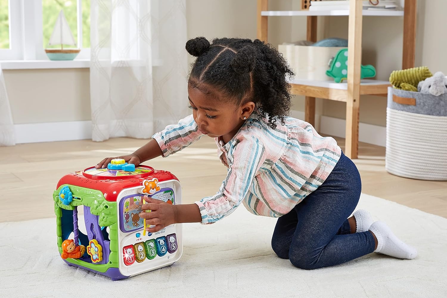 image:imageVTech Sort and Discover Activity Cube Frustration Free Packaging RedRed