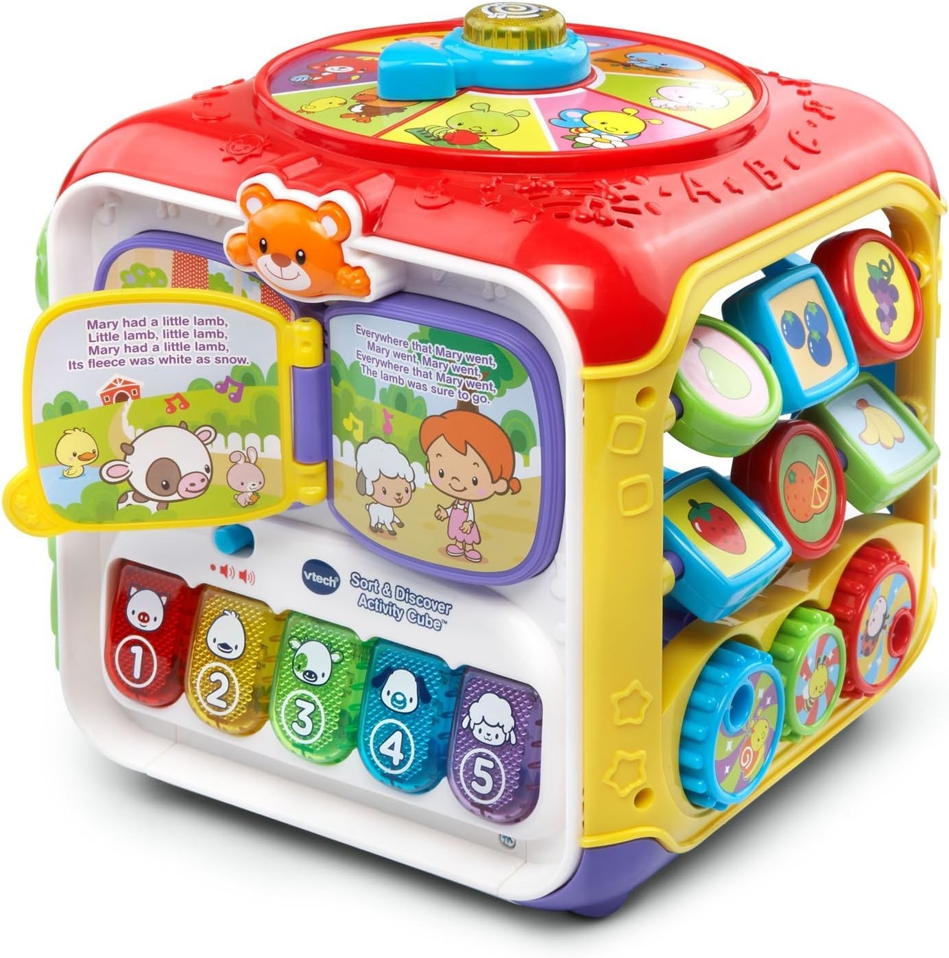 image:imageVTech Sort and Discover Activity Cube Frustration Free Packaging RedRed