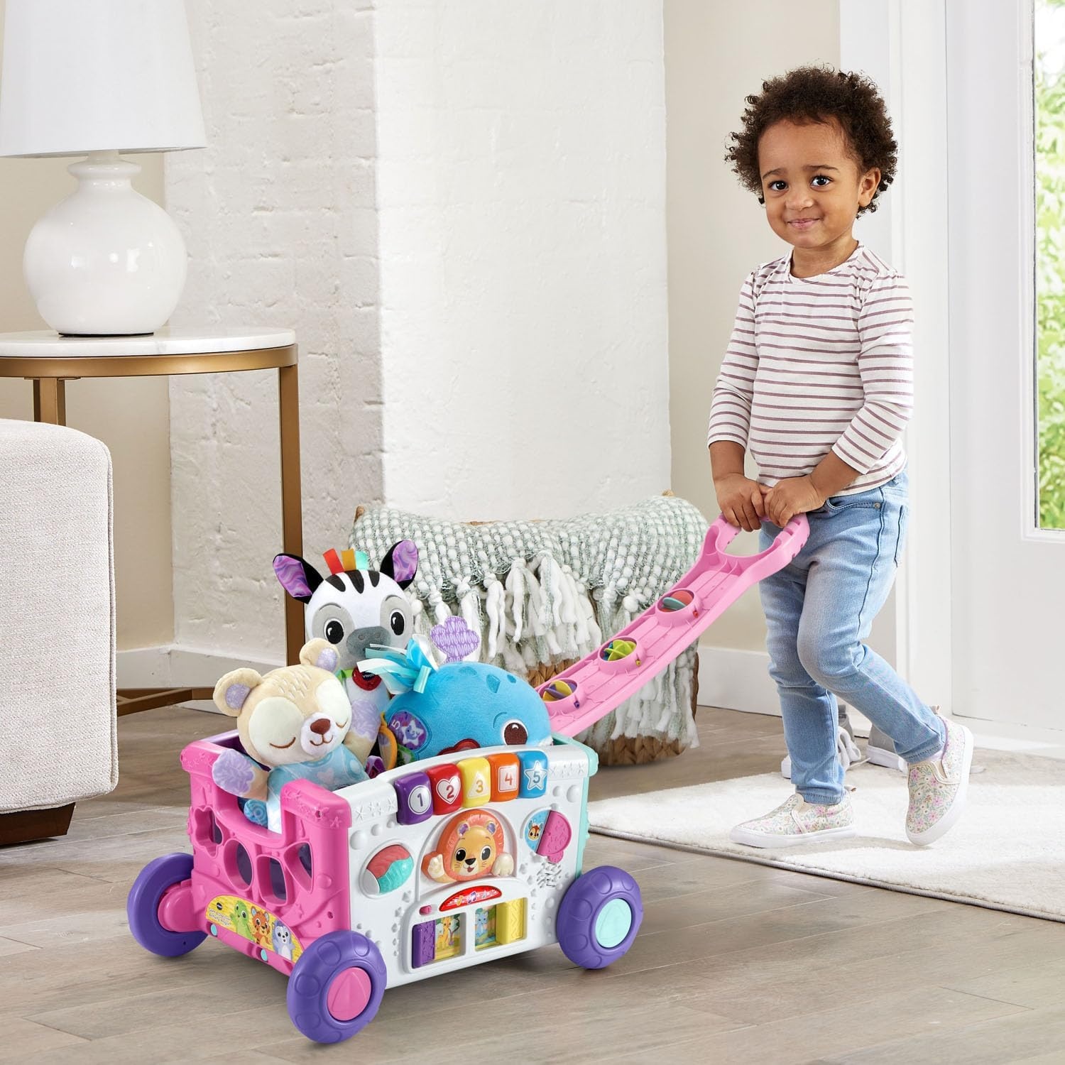 image:imageVTech Sort and Discover Activity Wagon for Toddlers PinkPink