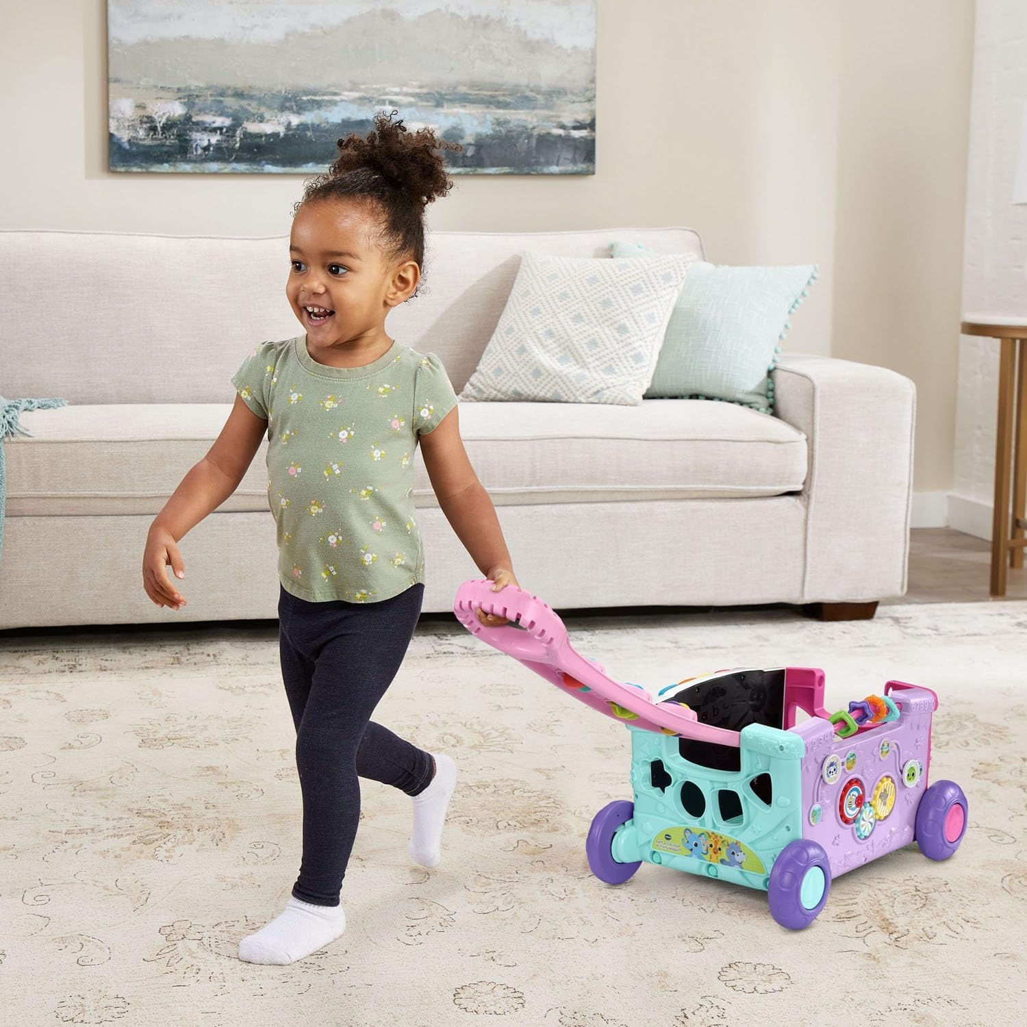 image:imageVTech Sort and Discover Activity Wagon for Toddlers PinkPink