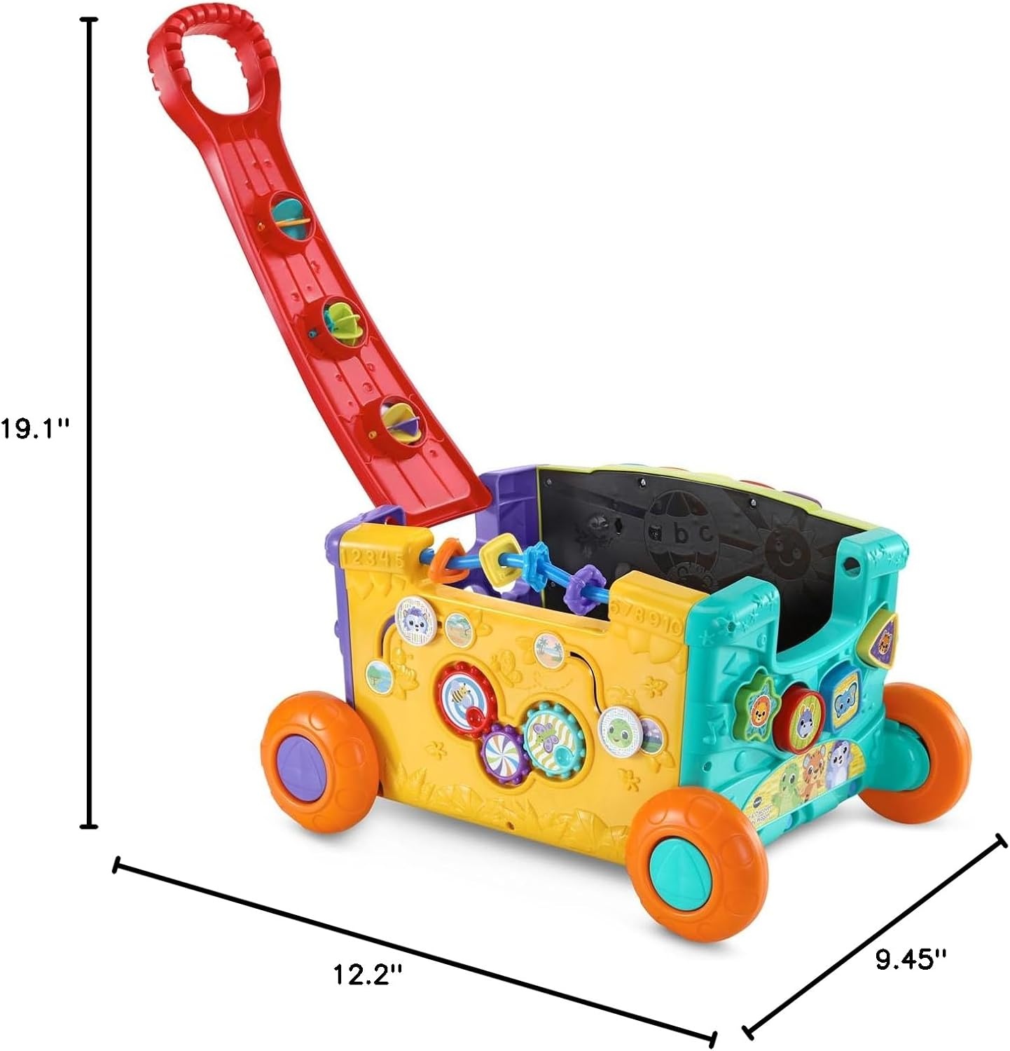 image:imageVTech Sort and Discover Activity Wagon for Toddlers PinkRed
