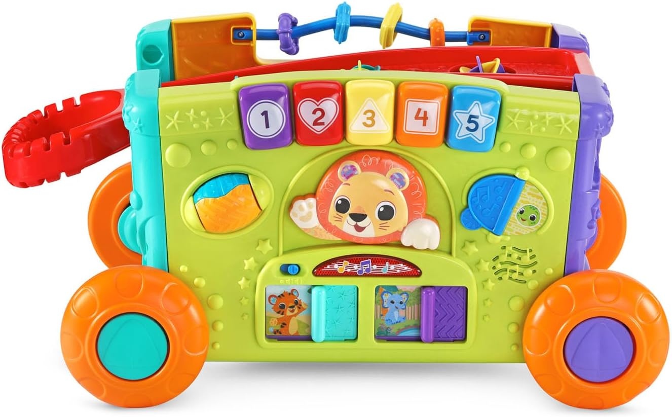 image:imageVTech Sort and Discover Activity Wagon for Toddlers PinkRed