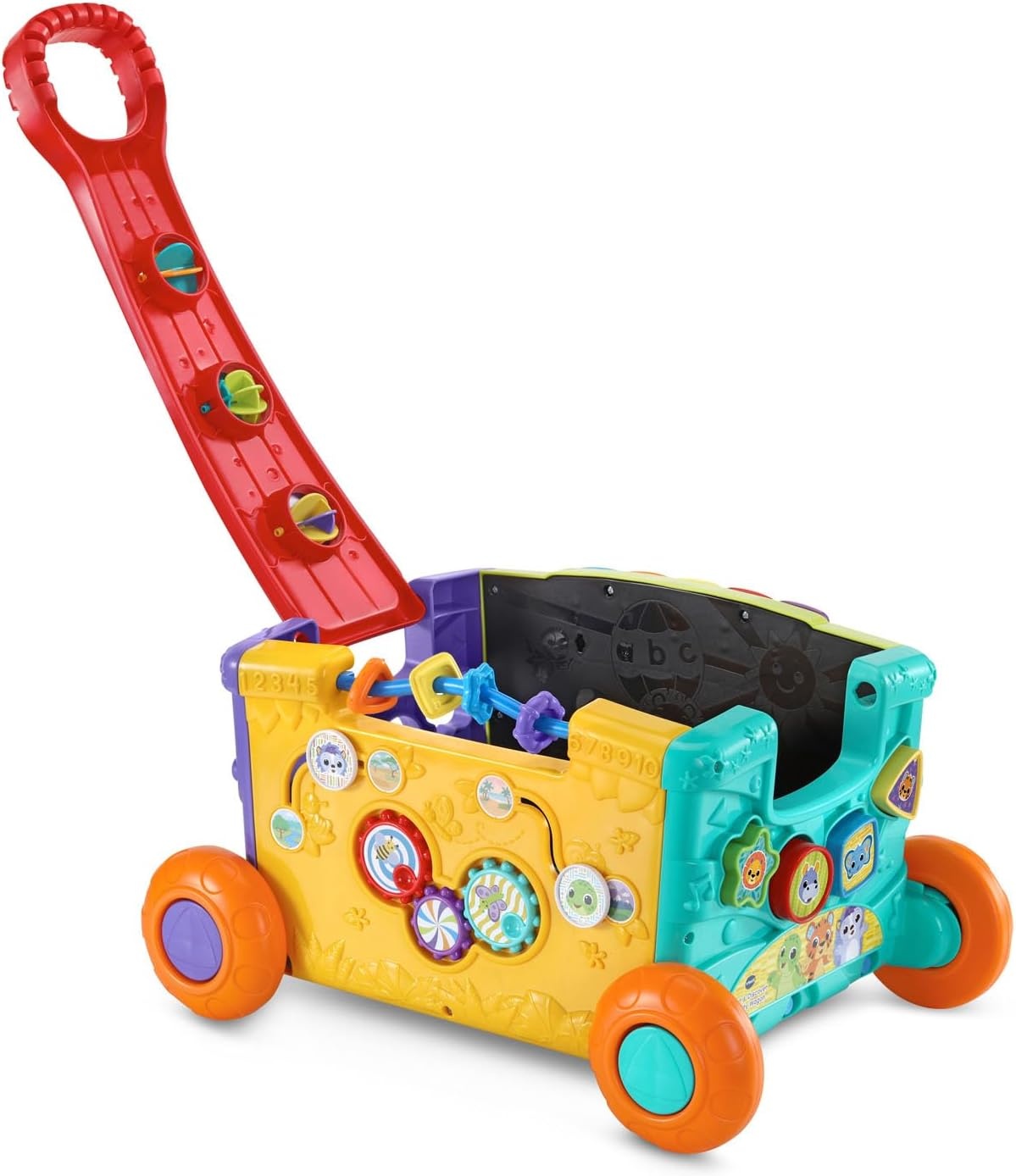 image:imageVTech Sort and Discover Activity Wagon for Toddlers PinkRed