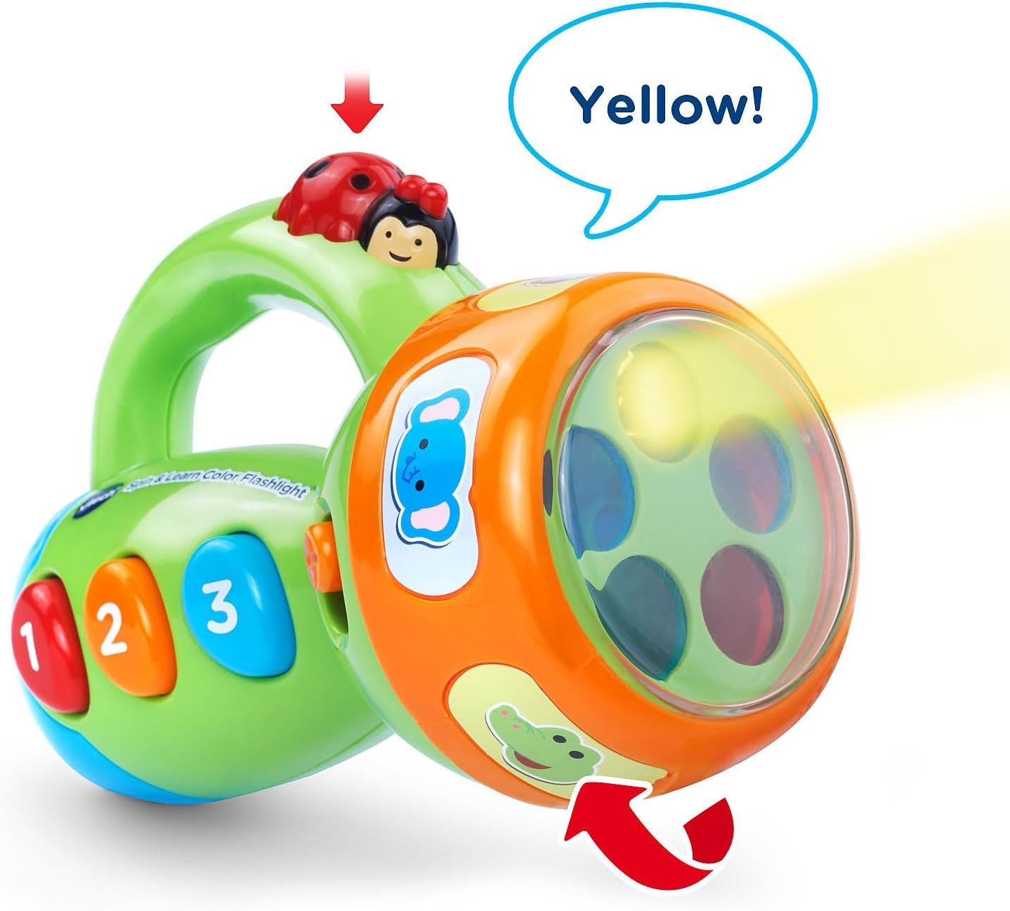 image:imageVTech Spin and Learn Color Flashlight PinkLime Green