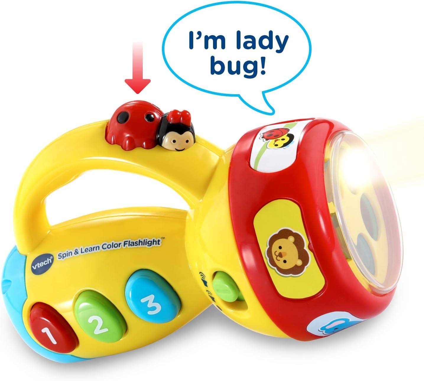 image:imageVTech Spin and Learn Color Flashlight PinkYellow