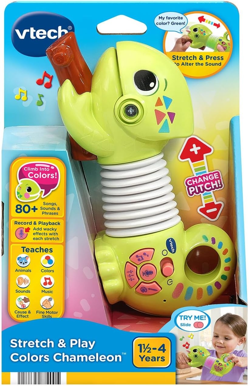 image:imageVTech Stretch and Play Letters Flamingo Toddler Learning ToyChameleon Colors