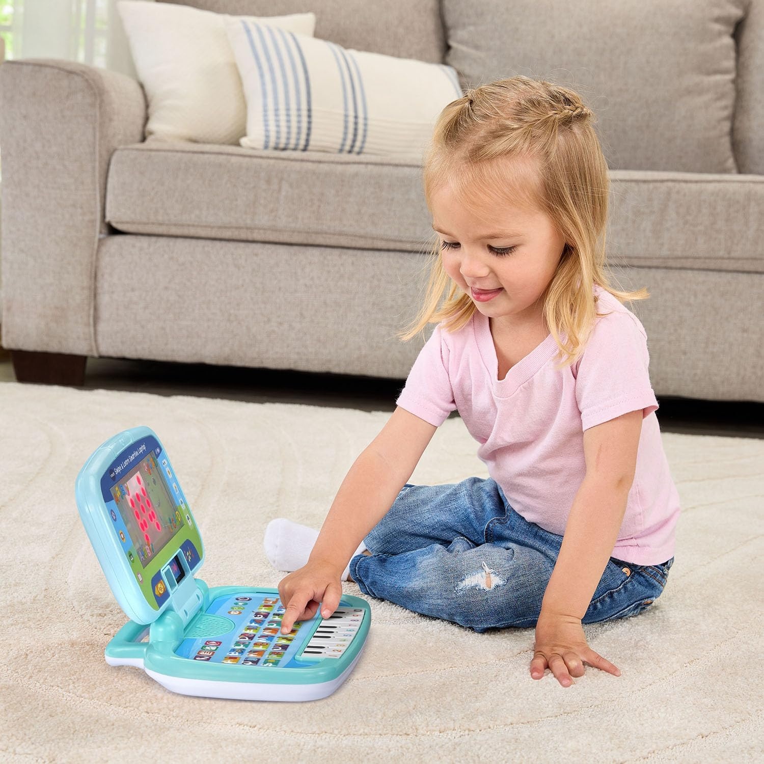 image:imageVTech Swipe and Learn Smarties Laptop Blue