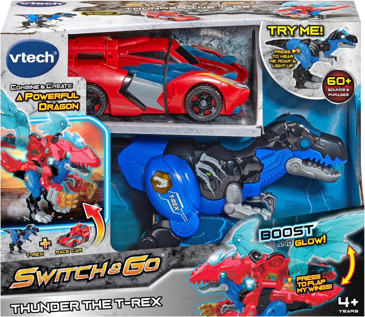 image:imageVTech Switch and Go Boost Thunder the TRex