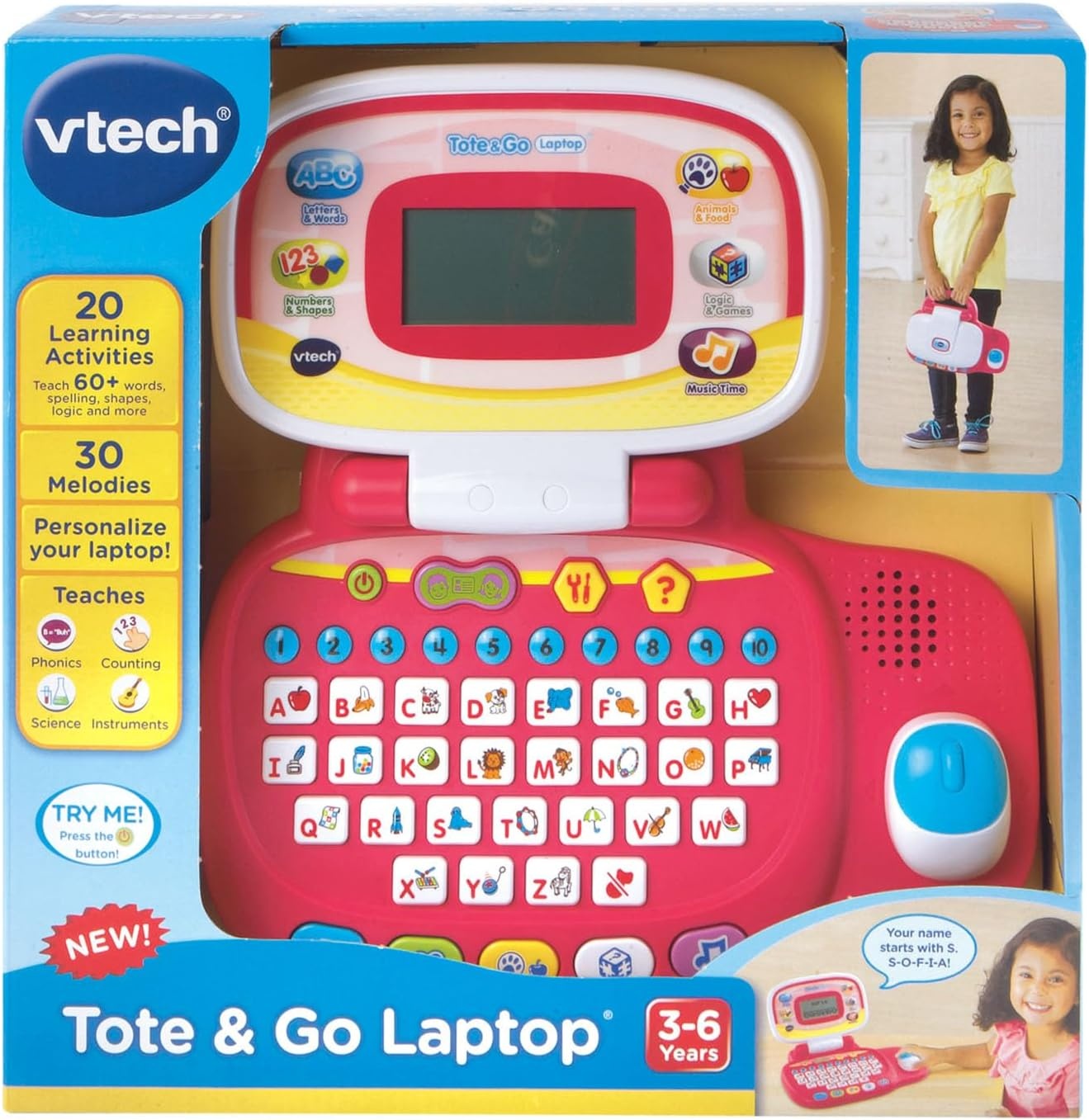 image:imageVTech Tote and Go Laptop PinkPink