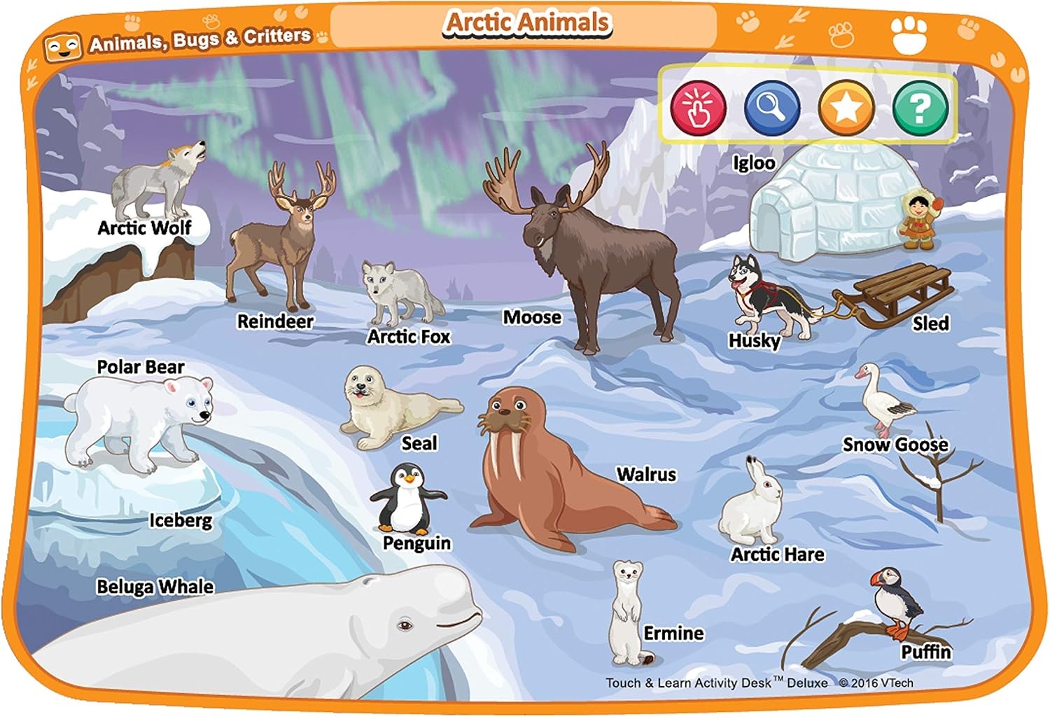 image:imageVTech Touch and Learn Activity Desk Deluxe Expansion Pack for PreschoolersAnimals Bugs and Critters