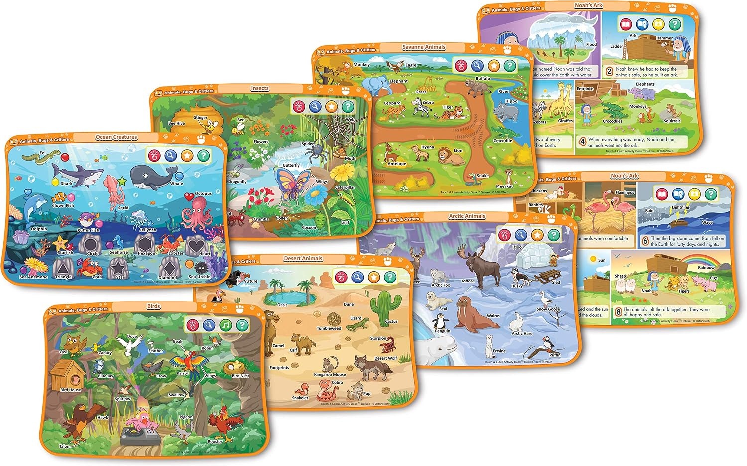image:imageVTech Touch and Learn Activity Desk Deluxe Expansion Pack for PreschoolersAnimals Bugs and Critters