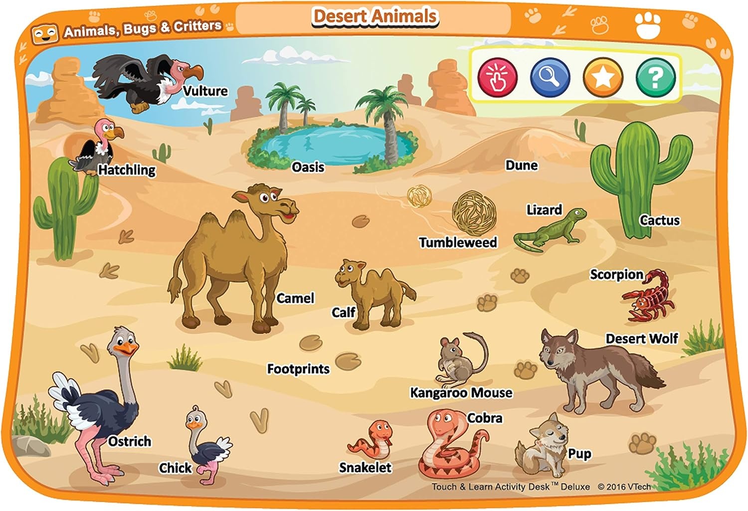 image:imageVTech Touch and Learn Activity Desk Deluxe Expansion Pack for PreschoolersAnimals Bugs and Critters