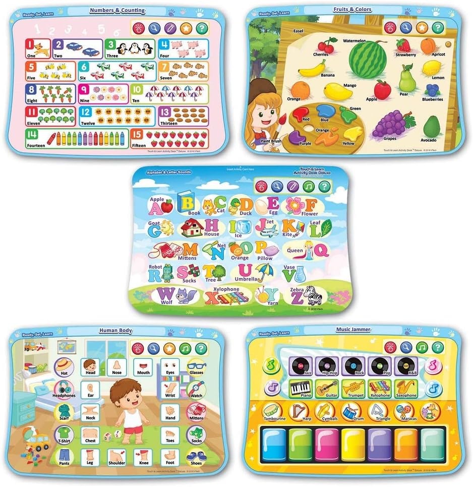 image:imageVTech Touch and Learn Activity Desk Deluxe PinkMulticolor