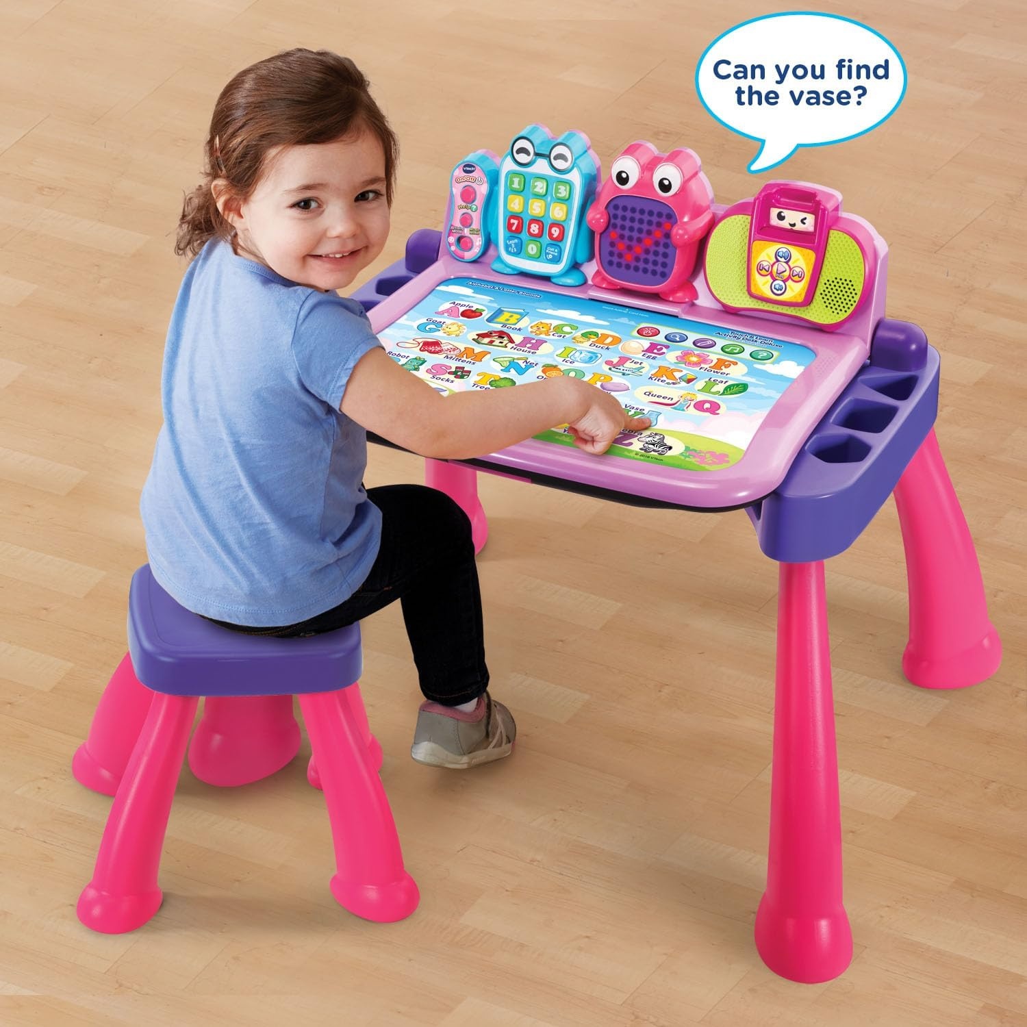 image:imageVTech Touch and Learn Activity Desk Deluxe PinkPink