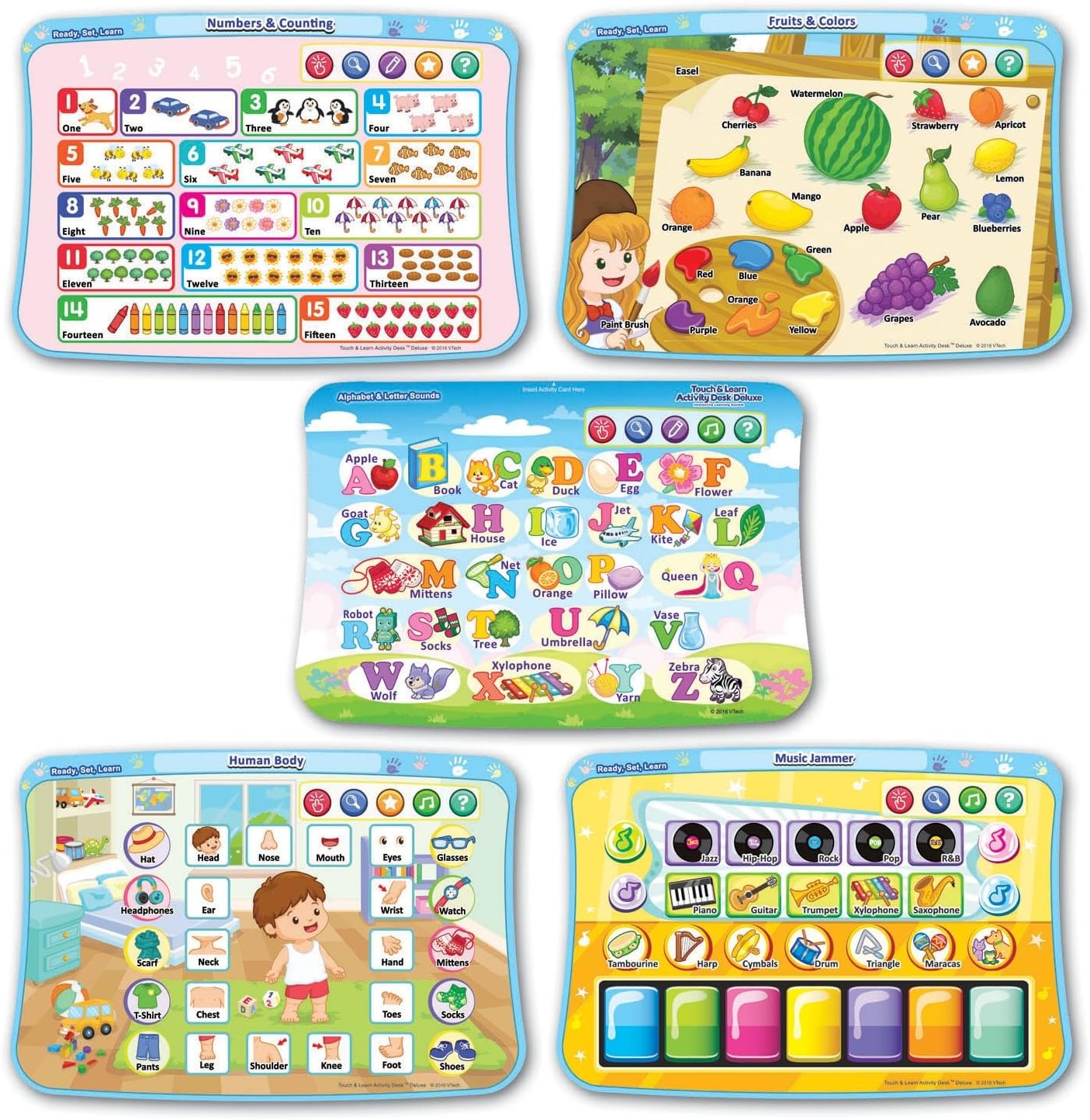 image:imageVTech Touch and Learn Activity Desk Deluxe PinkPink