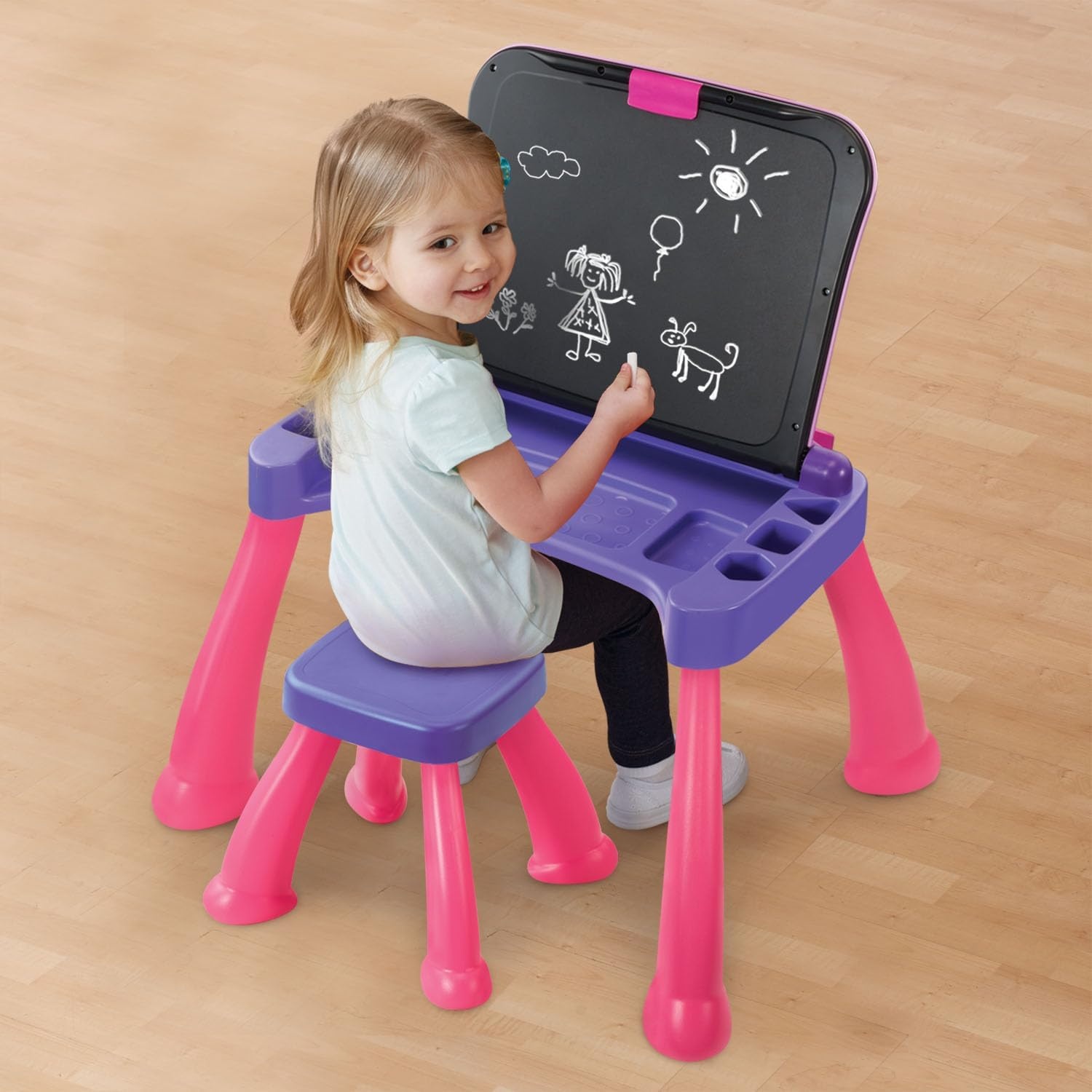image:imageVTech Touch and Learn Activity Desk Deluxe PinkPink