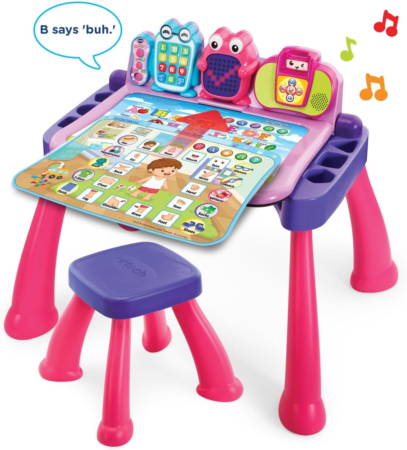 image:imageVTech Touch and Learn Activity Desk Deluxe PinkPink