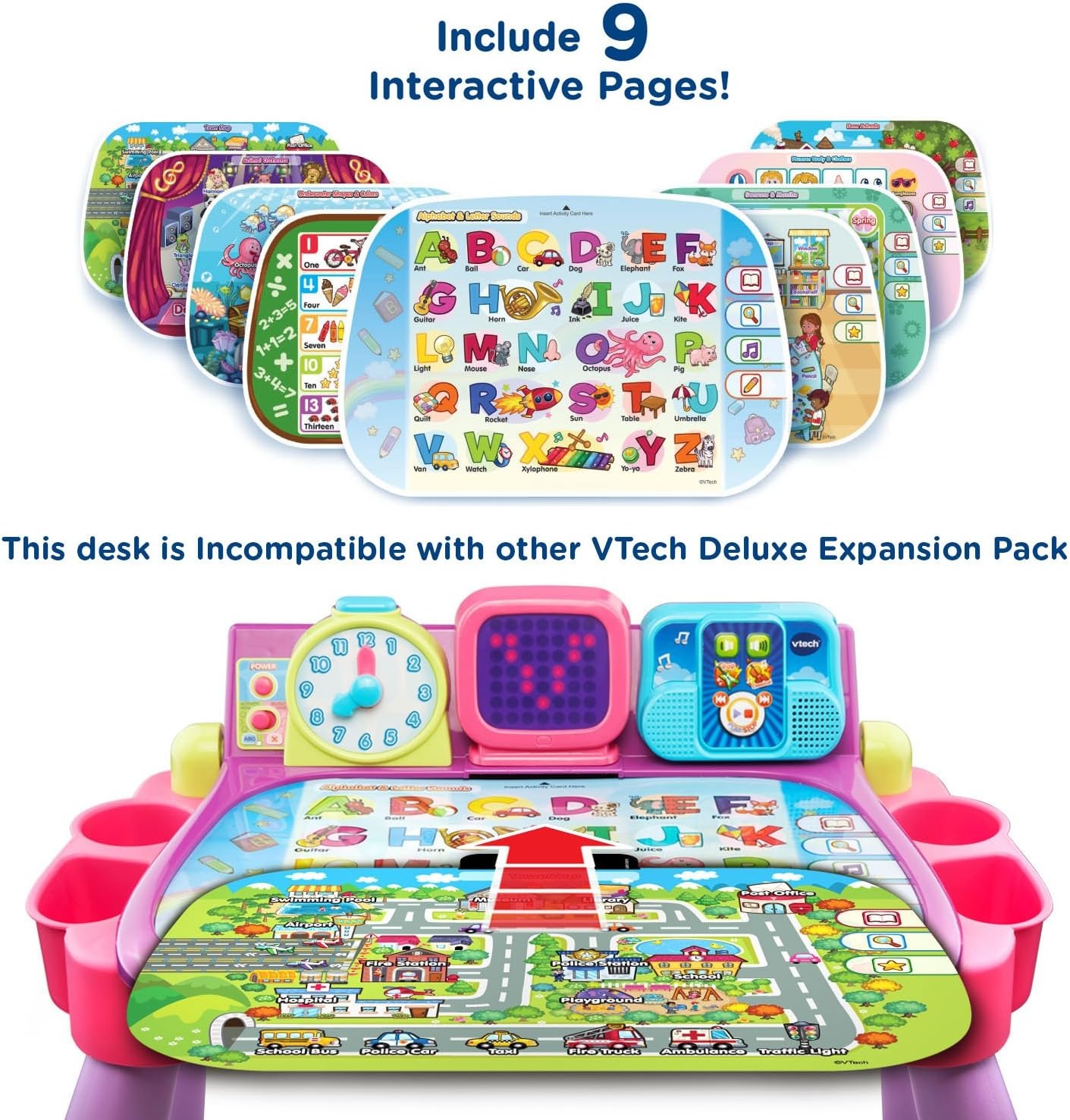 image:imageVTech Touch and Learn Activity Desk Frustration Free Packaging PurplePurple