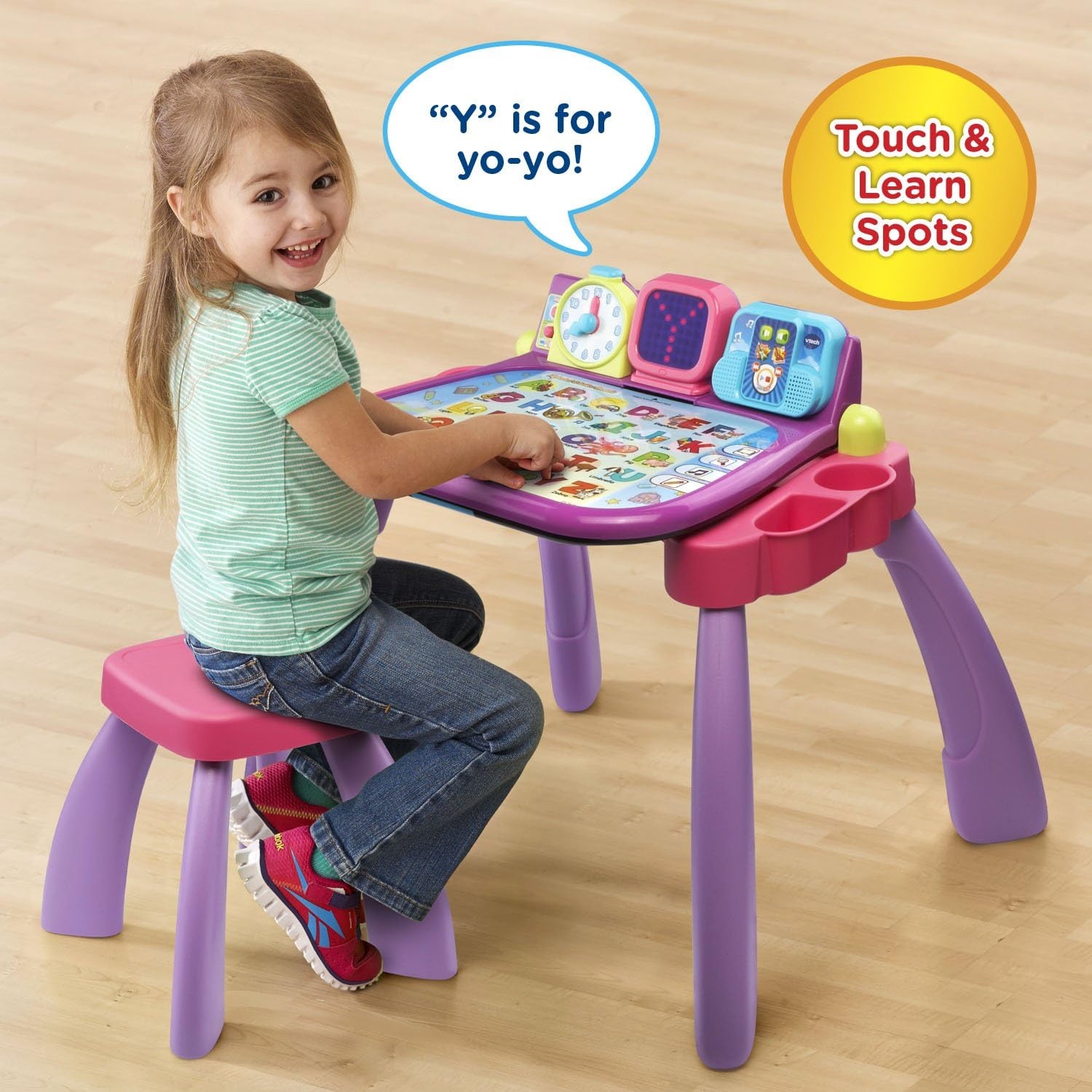 image:imageVTech Touch and Learn Activity Desk Frustration Free Packaging PurplePurple