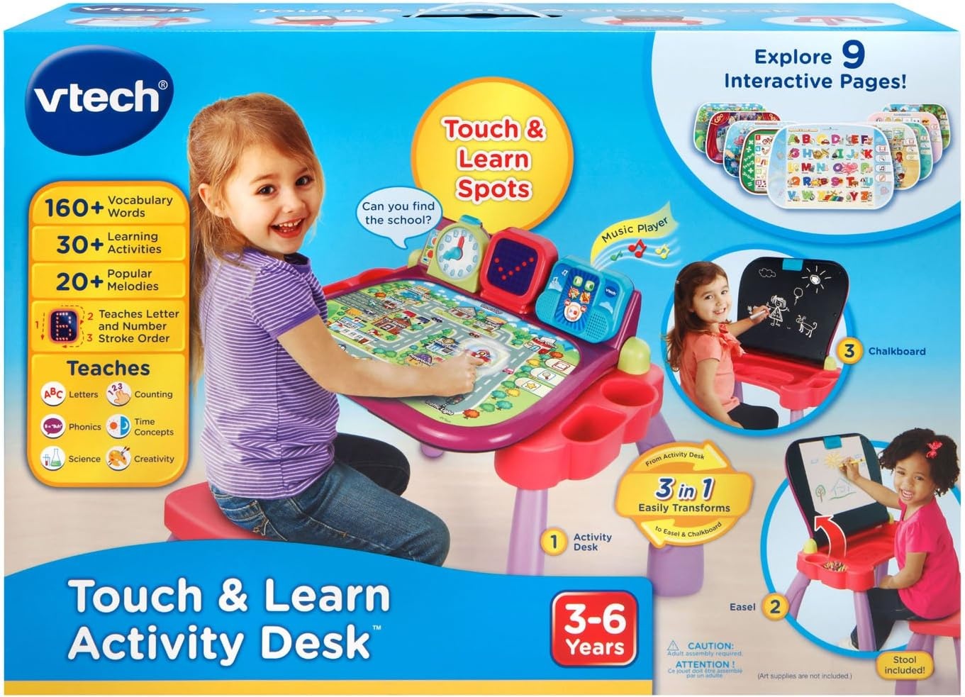 image:imageVTech Touch and Learn Activity Desk Frustration Free Packaging PurplePurple