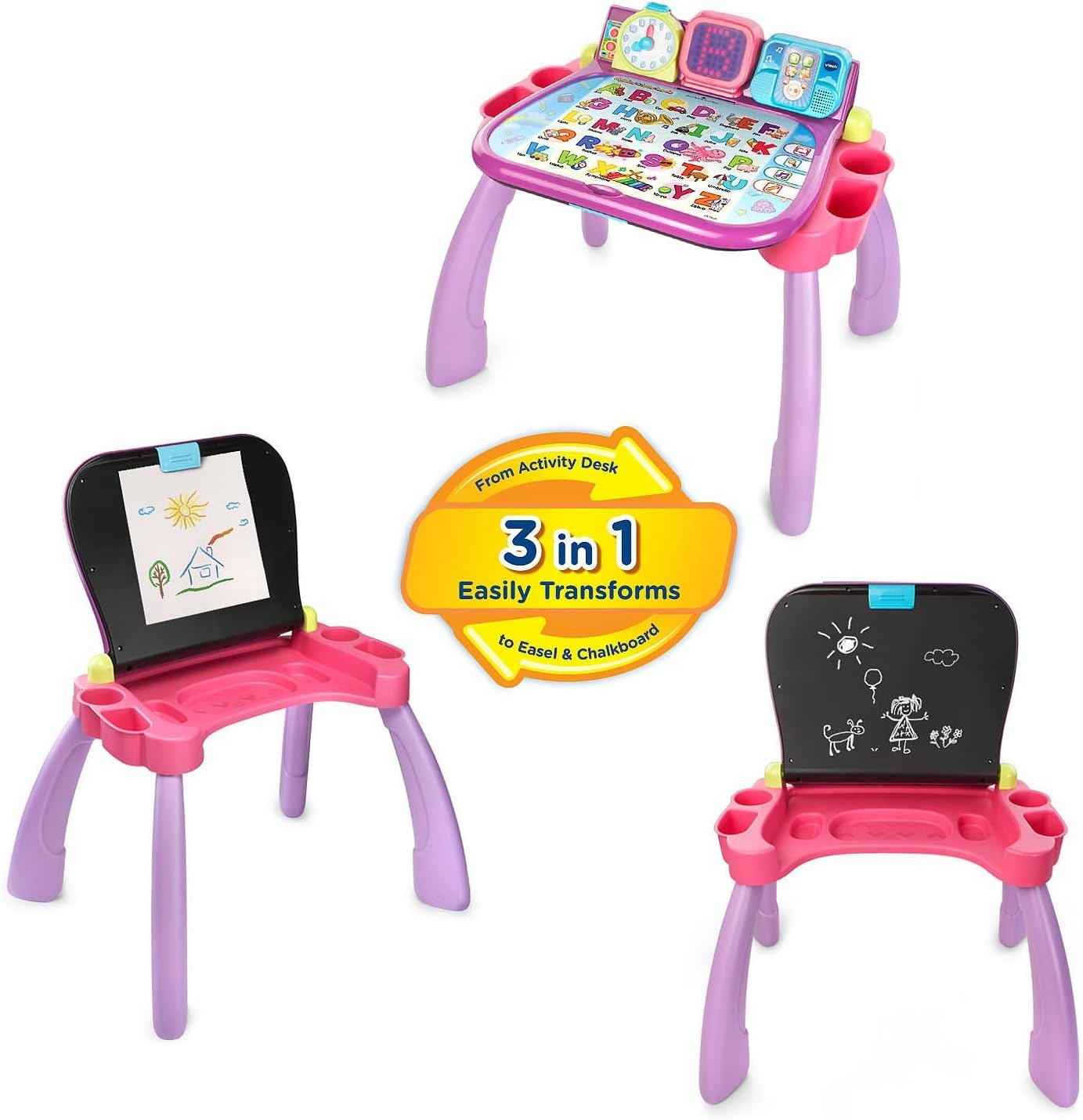 image:imageVTech Touch and Learn Activity Desk Frustration Free Packaging PurplePurple