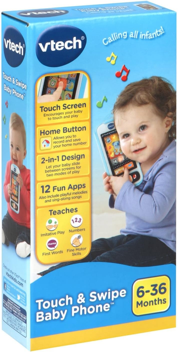 image:imageVTech Touch and Swipe Baby Phone BlueBlue