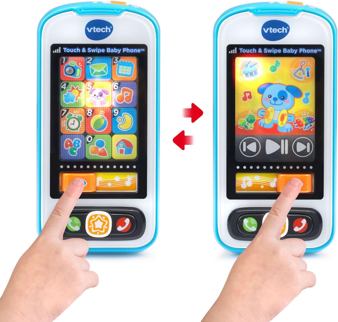 image:imageVTech Touch and Swipe Baby Phone BlueBlue