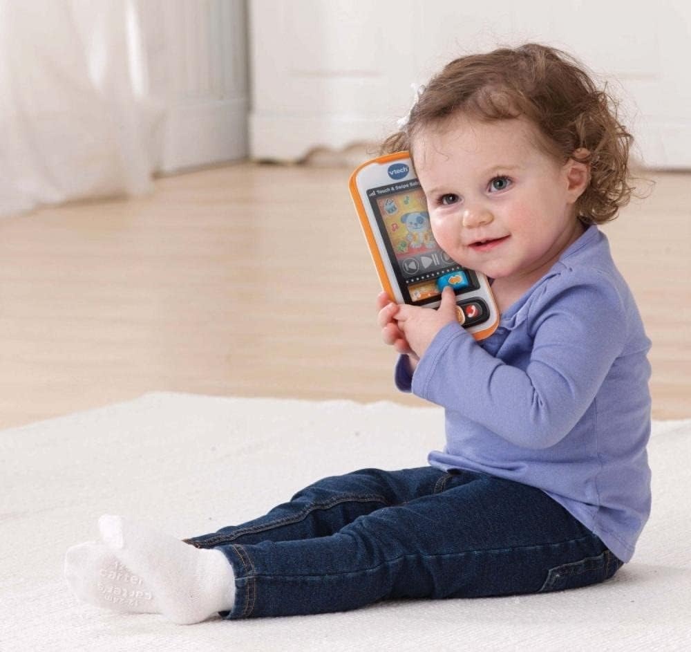 image:imageVTech Touch and Swipe Baby Phone BlueOrange