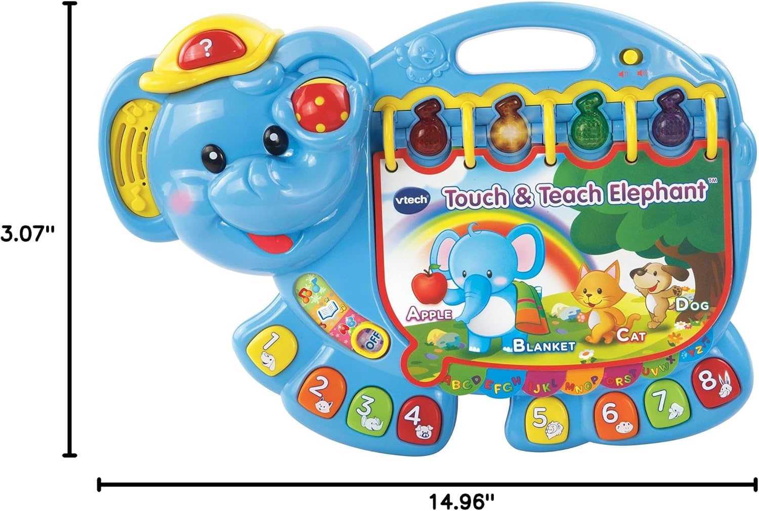 image:imageVTech Touch and Teach Elephant PurpleBlue