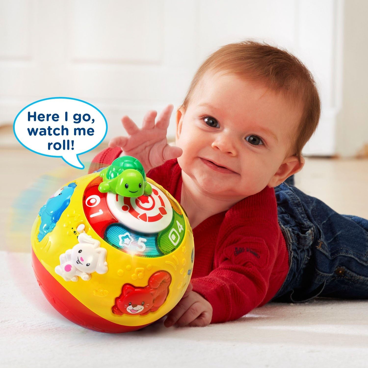 image:imageVTech Wiggle and Crawl Ball PurpleMulticolor