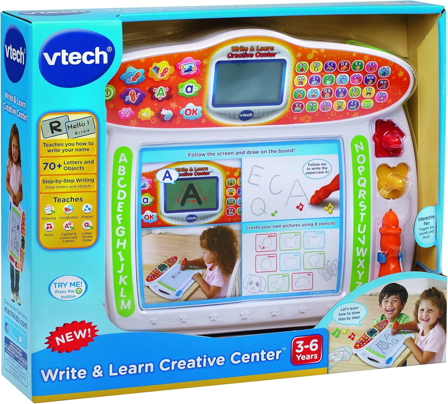 image:imageVTech Write and Learn Creative Center Frustration Free Packaging WhiteStandard Packaging