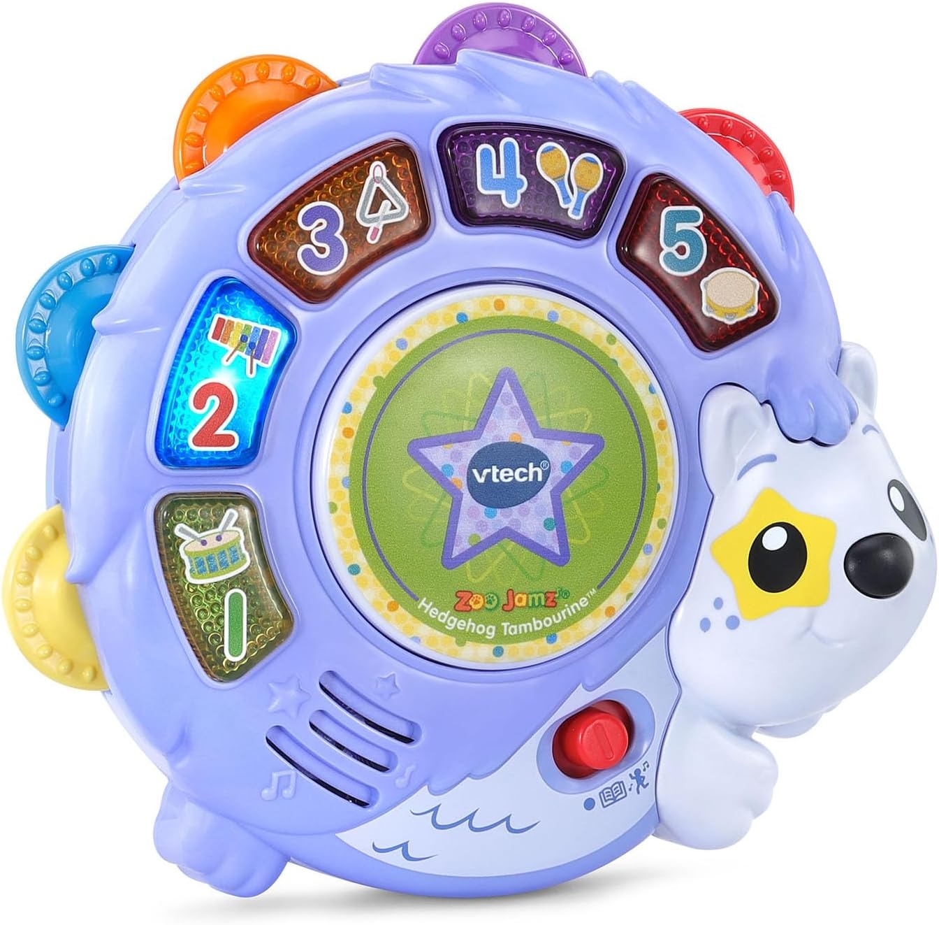 image:imageVTech Zoo Jamz Hedgehog Tambourine with Instruments and Games