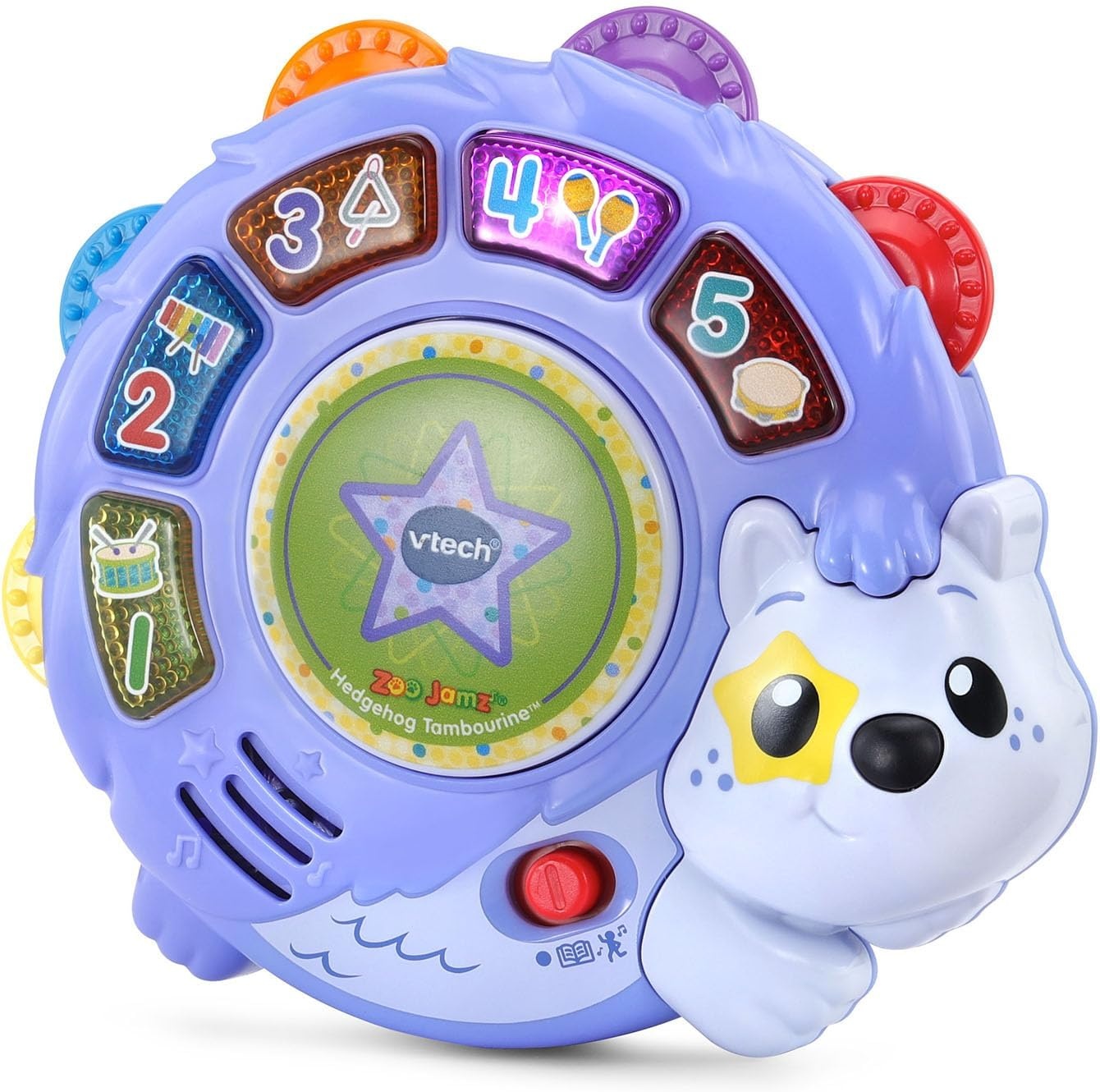 image:imageVTech Zoo Jamz Hedgehog Tambourine with Instruments and Games