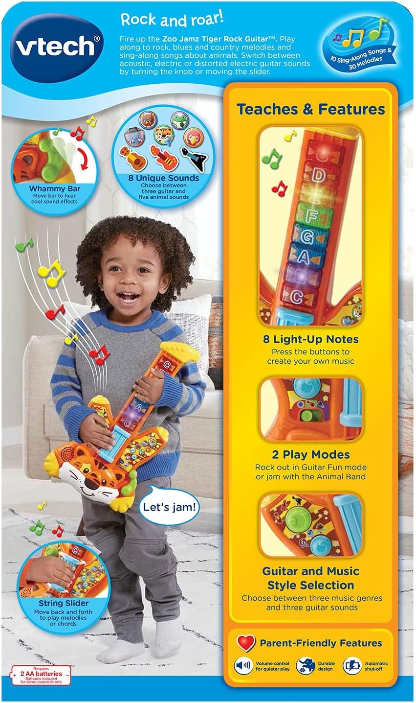 image:imageVTech Zoo Jamz Tiger Rock Guitar OrangeOrange