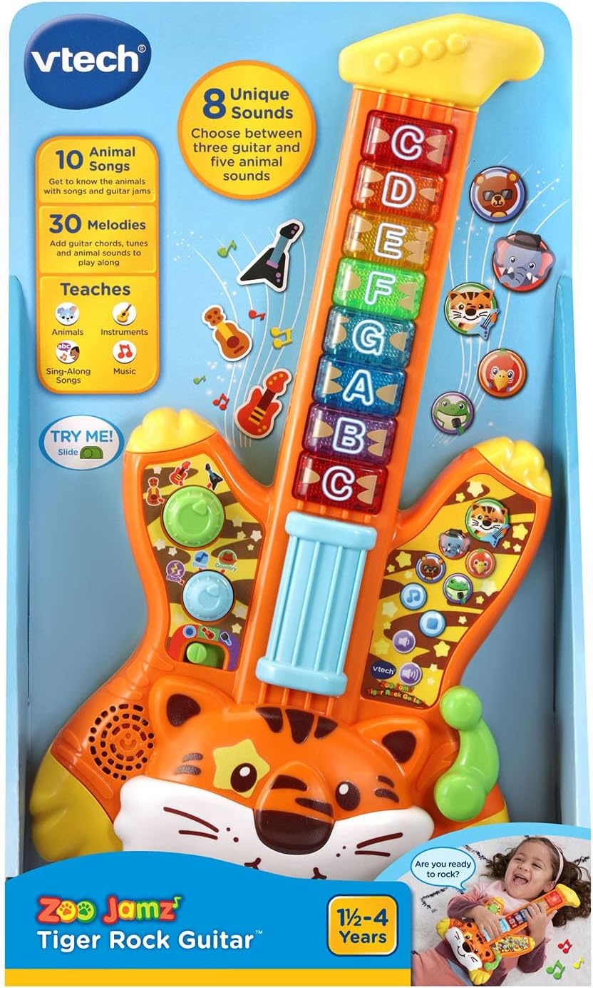 image:imageVTech Zoo Jamz Tiger Rock Guitar OrangeOrange