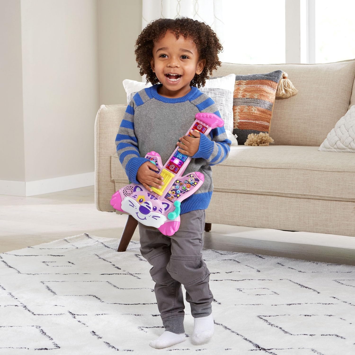 image:imageVTech Zoo Jamz Tiger Rock Guitar OrangePink