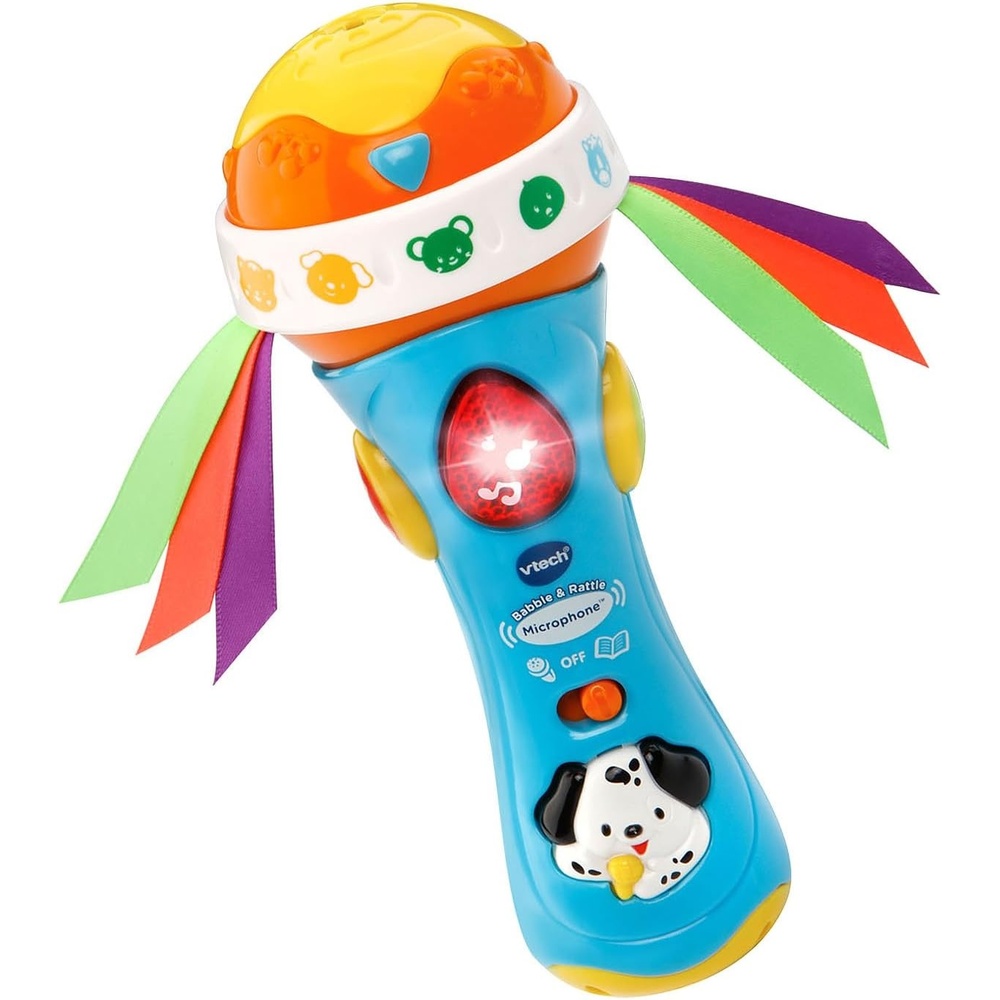 image:imageVTech Baby Babble and Rattle Microphone PinkMulticolor