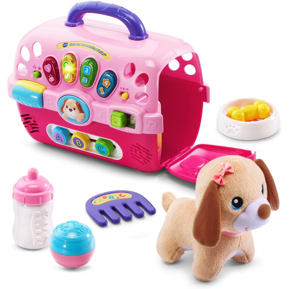 image:imageVTech Care for Me Learning Carrier Toy OrangePink