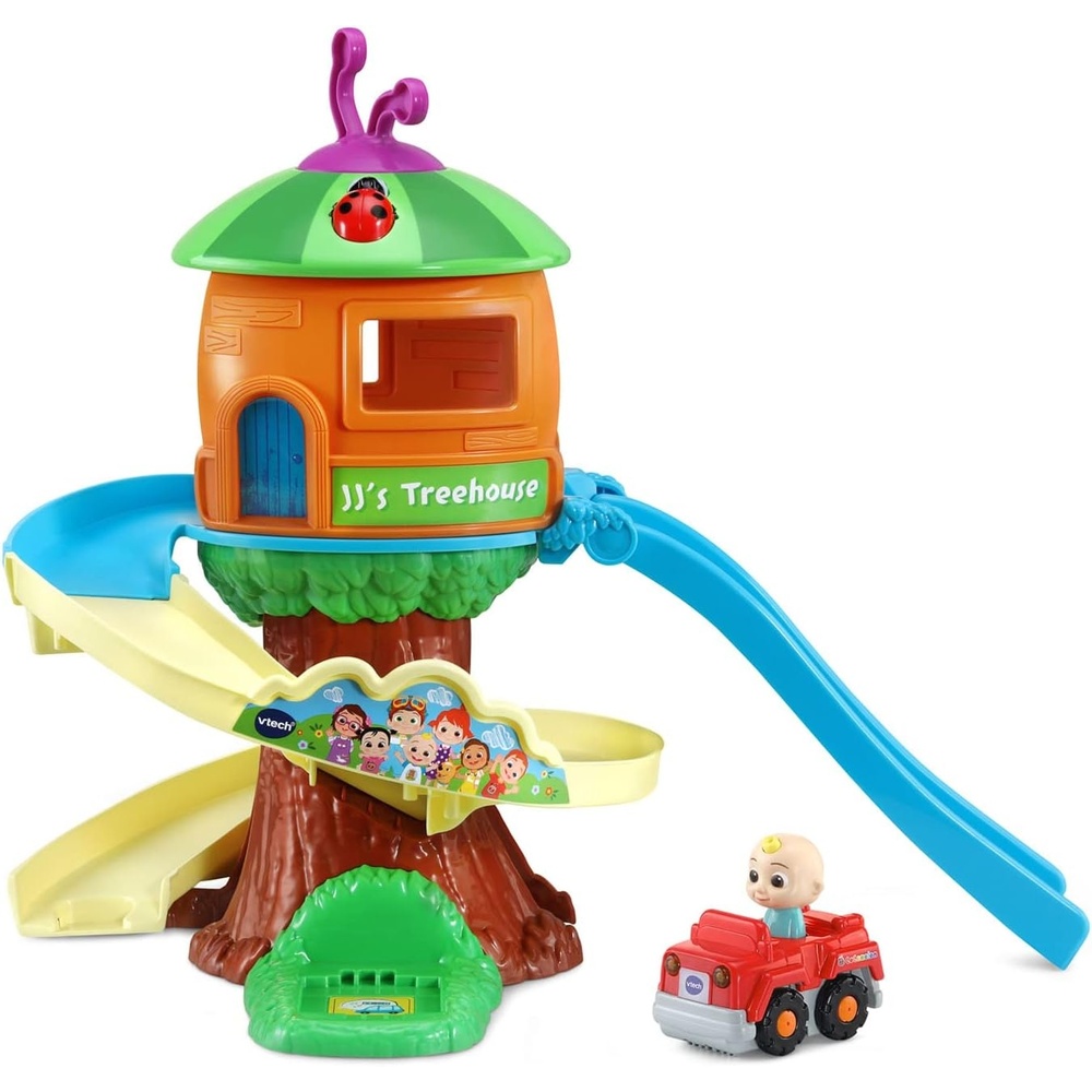 image:imageVTech CoCoMelon Go Go Smart Wheels Treehouse Track Set
