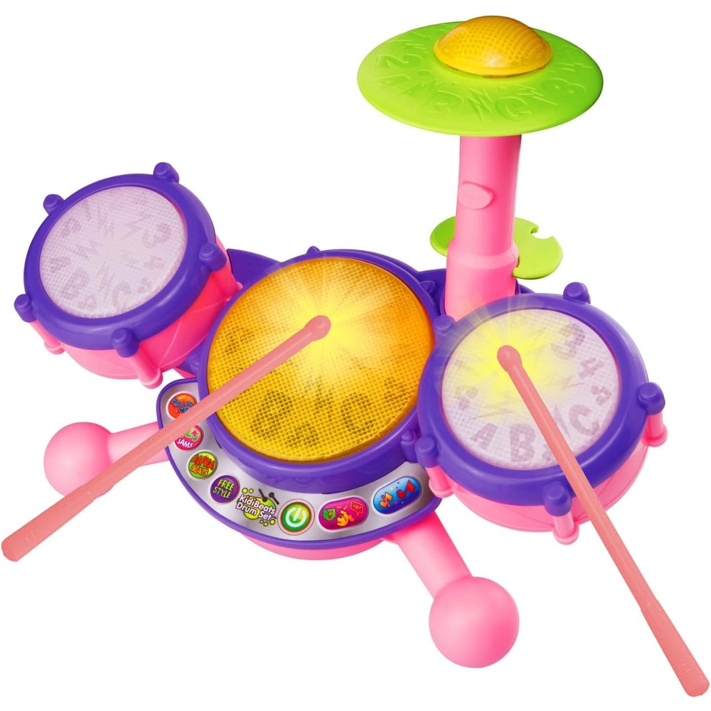 image:imageVTech KidiBeats Kids Drum Set OrangePink