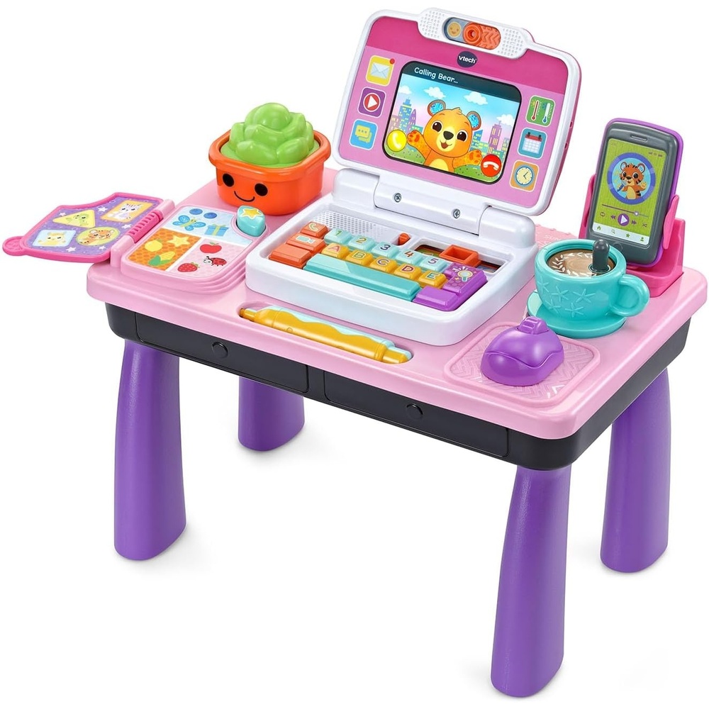 image:imageVTech Little CEO Learning Desk Toddler Activity Center PinkPink