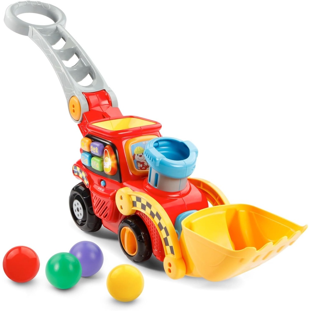 image:imageVTech PopaBalls Push and Pop Bulldozer YellowRed