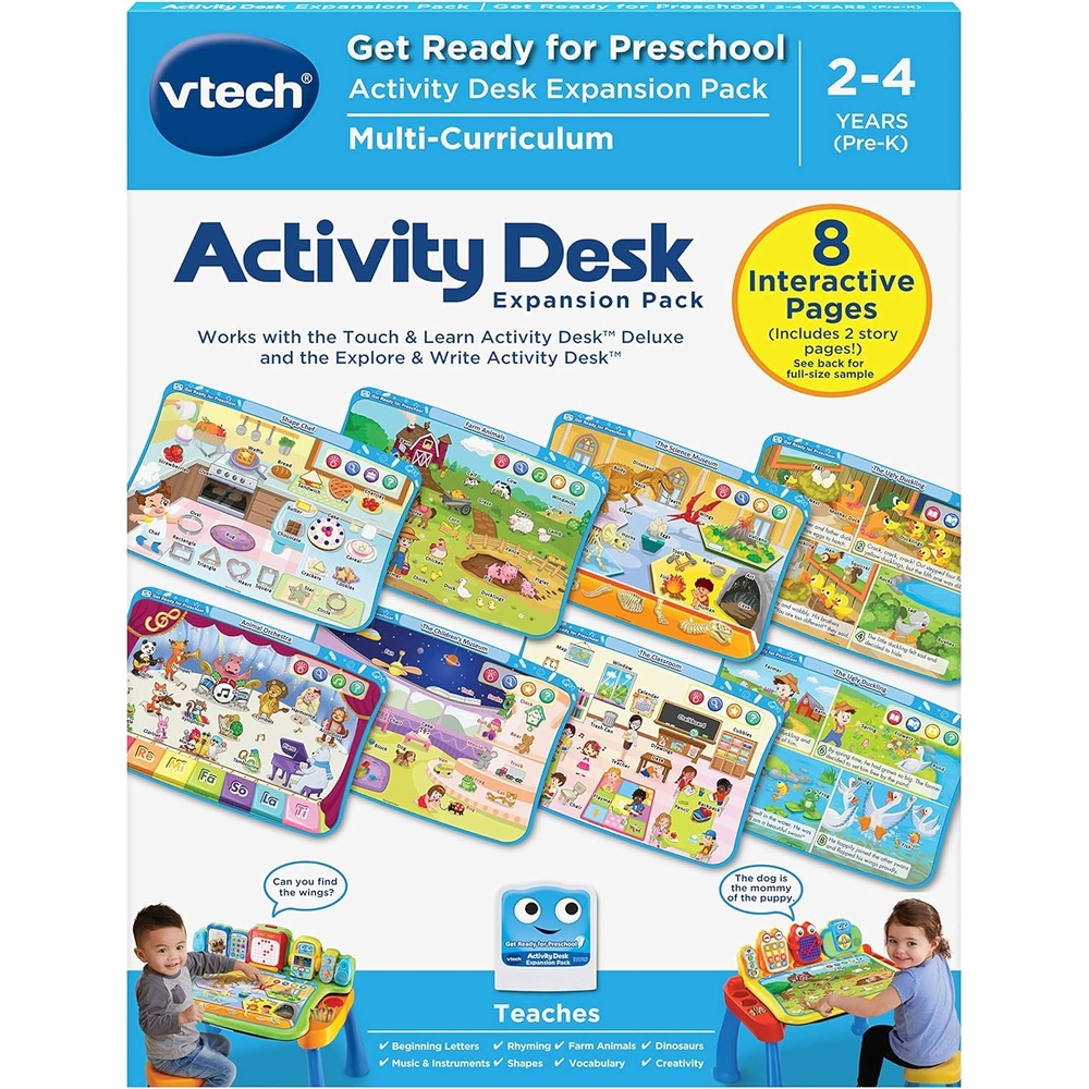 image:imageVTech Touch and Learn Activity Desk Deluxe Expansion Pack for PreschoolersGet Ready for Preschool
