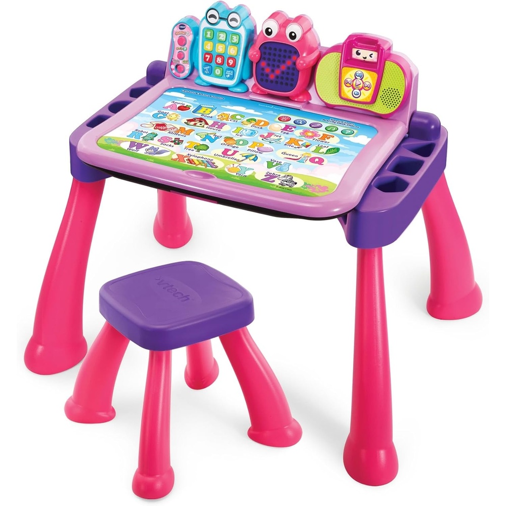 image:imageVTech Touch and Learn Activity Desk Deluxe PinkPink