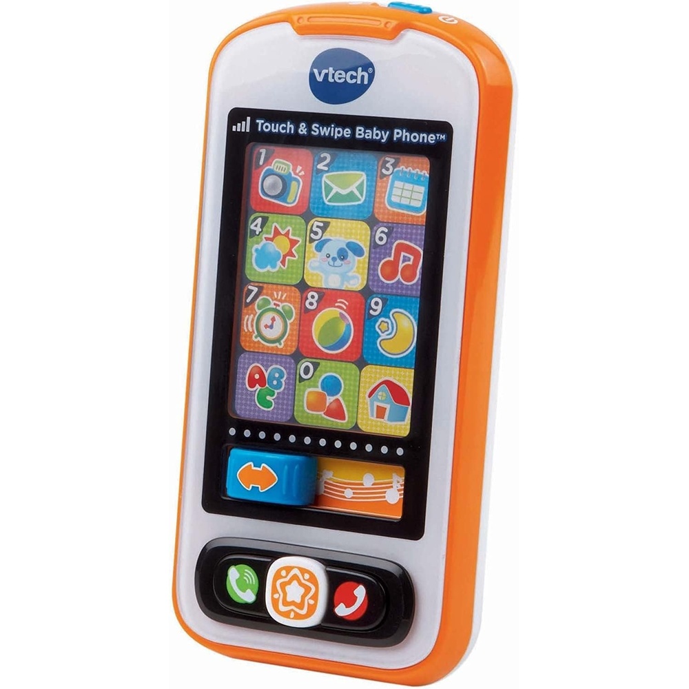 image:imageVTech Touch and Swipe Baby Phone BlueOrange