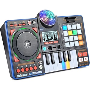 VTech Kidi Star DJ Mixer Pro, Black(Black)